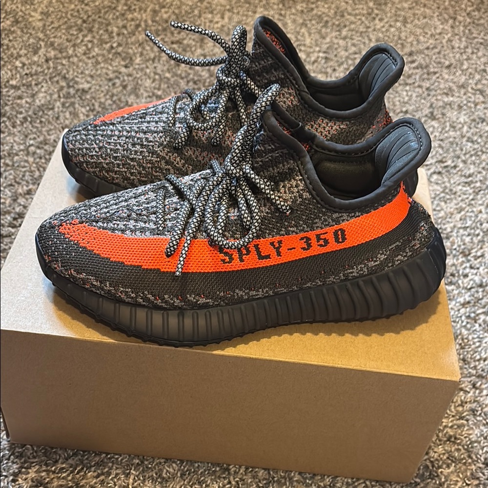 Adidas Yeezy Boost 350 V2 - Gray and Orange